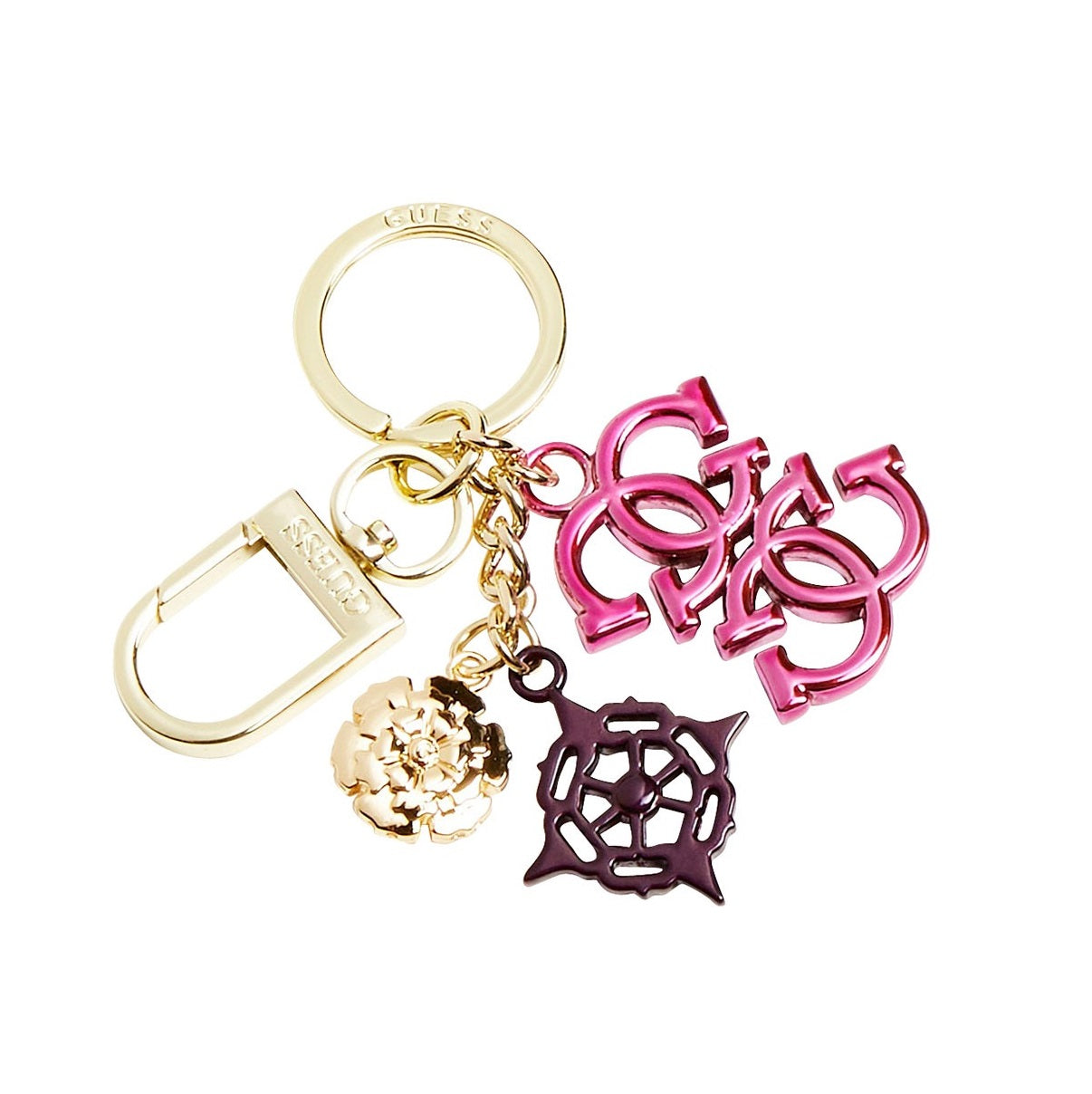 Guess, Guess, Multi, Breloc de metal, RW7427, Fuksia - Olmarkt
