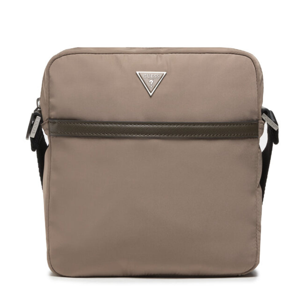 Guess, Guess, Nailon și piele, Geantă textilă crossbody, HMCERN, 21,5 x 21,5 x 6,5 cm, Pentru femei - Olmarkt