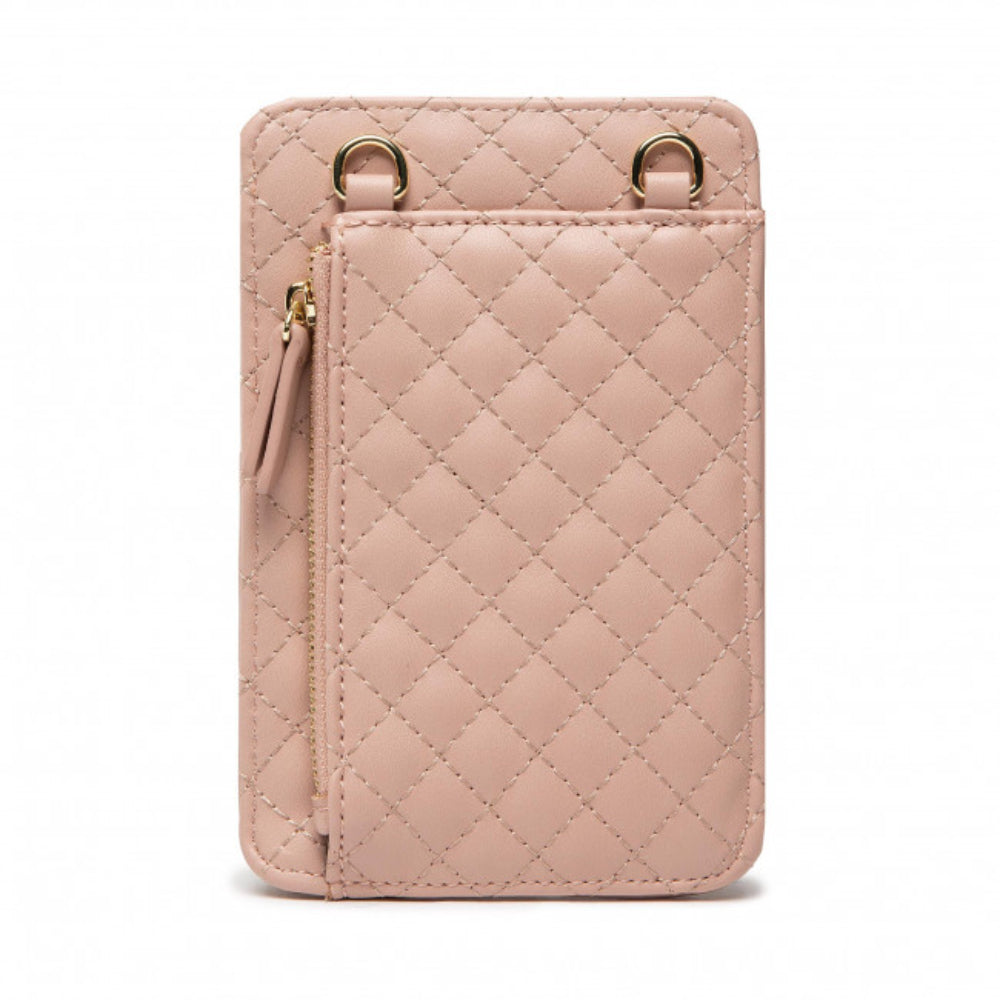 Guess, Guess, Piele sintetică, Geantă textilă, Telefon plic, Roz, PW1510P2301, Pentru femei, 11 x 16,5 x 1,5 cm - Olmarkt