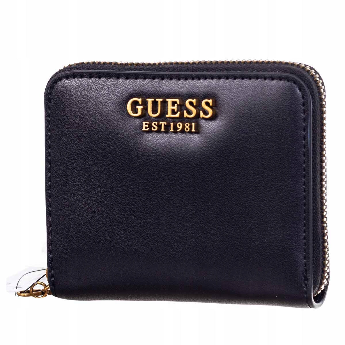 Guess, Guess, Portofel textil, Card SLG, SWVB8500370, Negru, Pentru femei - Olmarkt