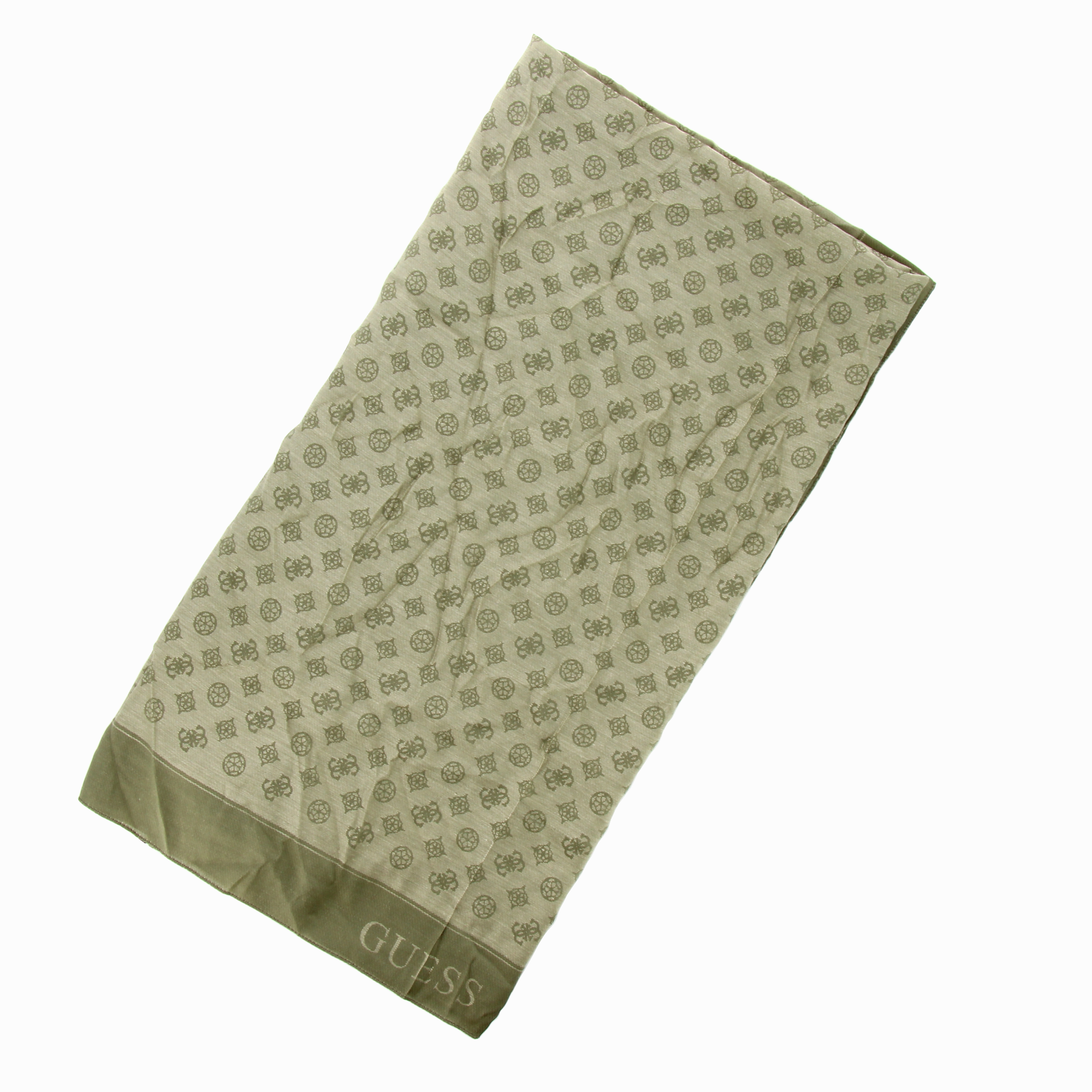 Guess, Helaina Kefiah, Eșarfă textilă, Logo 4G, AW8850 POL03, 135 x 135 cm, Pentru femei - Olmarkt