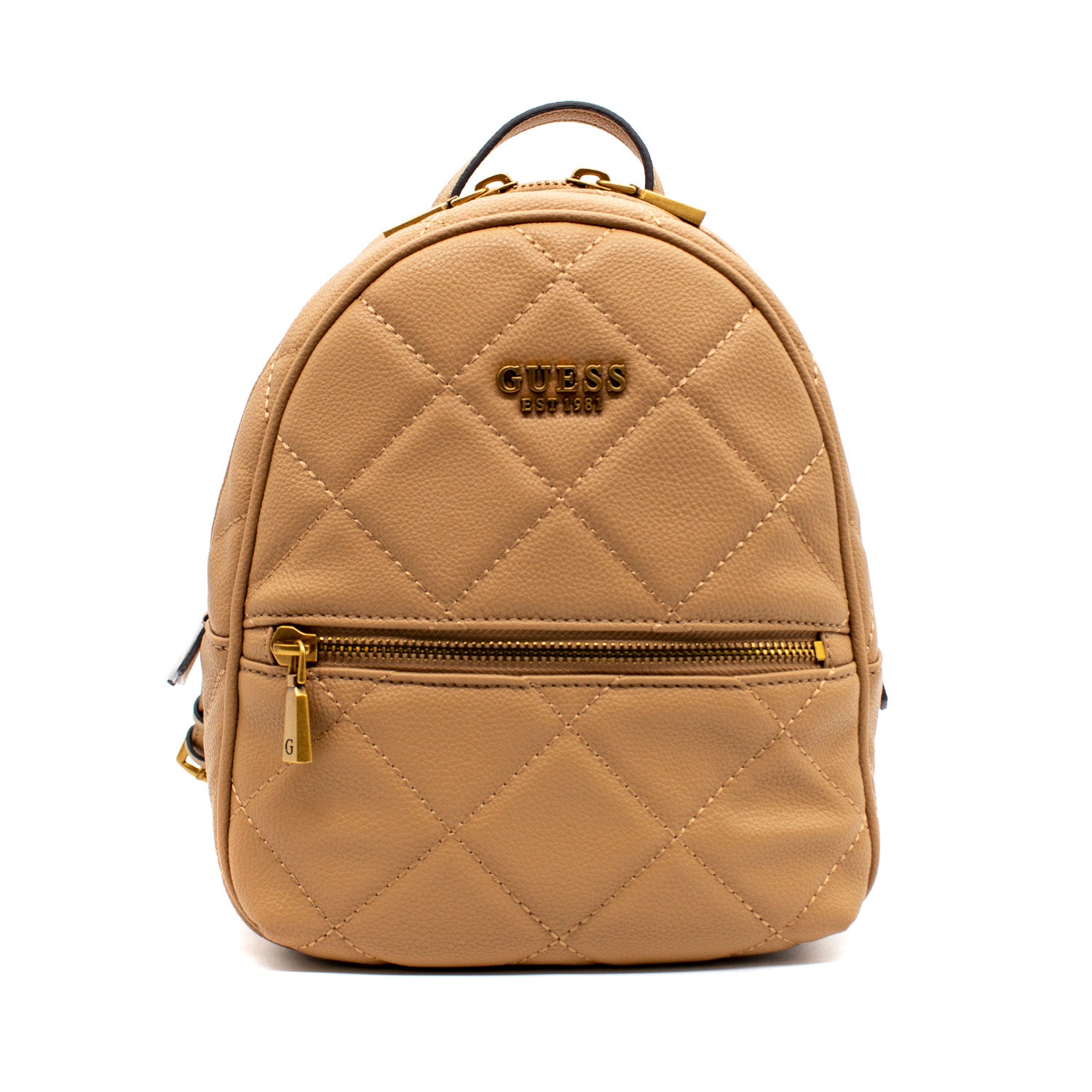Guess, Abey, Piele sintetică, Rucsac textil, Bej, HWQB8558320, Pentru femei - Olmarkt