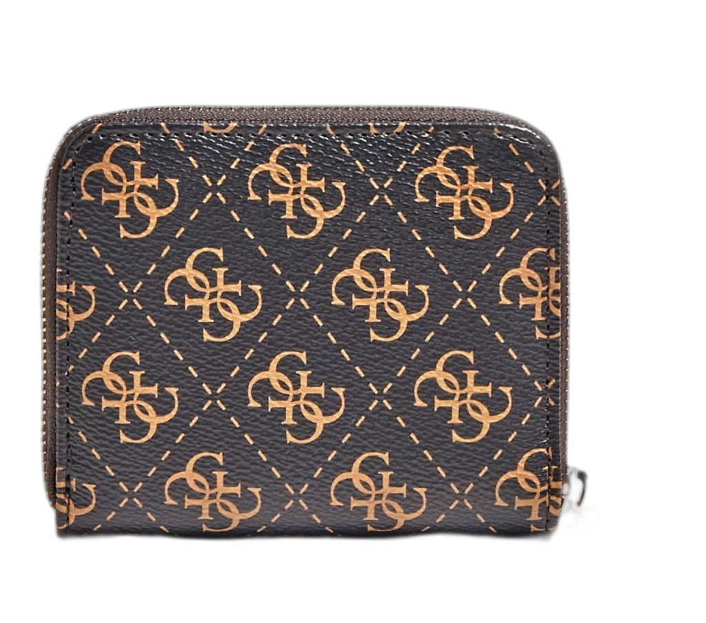 Guess, Kamryn, Portofel textil, SLG Fermoar mic, Maro, Pentru femei - Olmarkt
