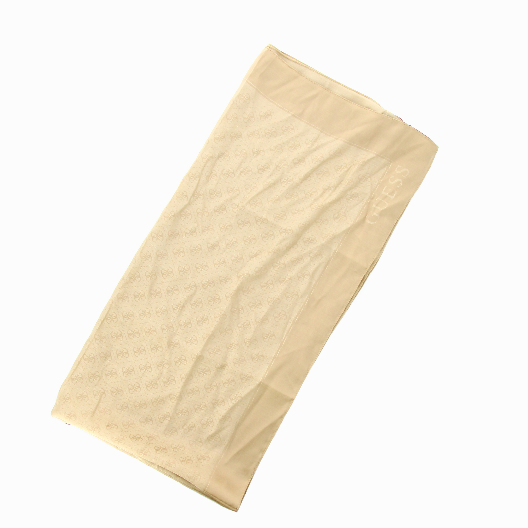 Guess, Kasinta Kefiah, Eșarfă textilă, Logo 4G, AW8853 POL03, 135 x 135 cm, Pentru femei - Olmarkt