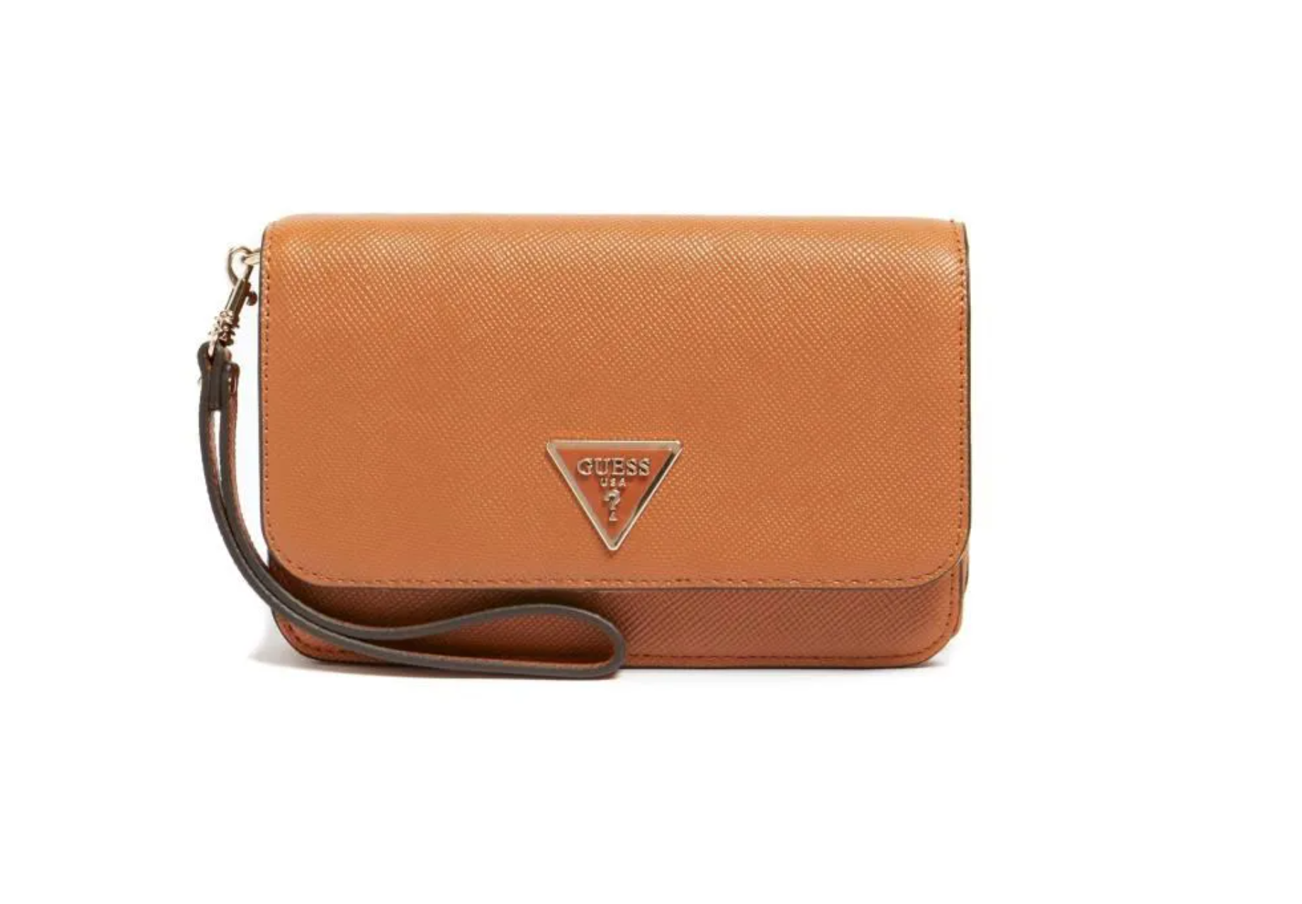 Guess, Laurel, Geantă textilă, Organizator de telefon, Coniac deschis, SWZG85, Pentru femei, 12 x 19,5 x 5,5 cm - Olmarkt