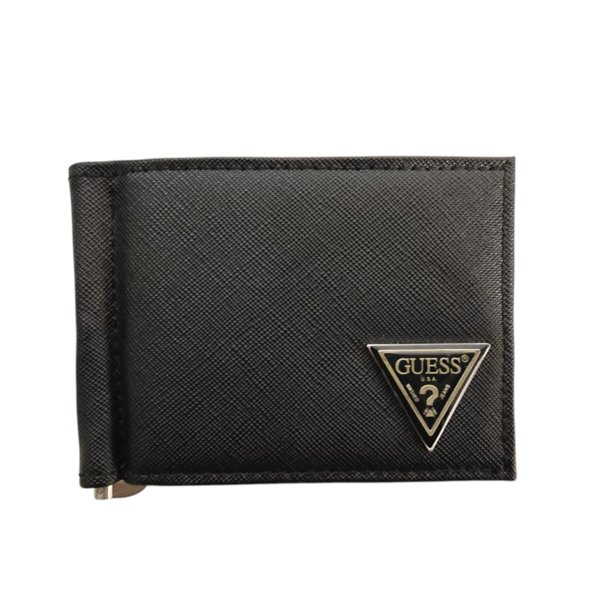 Guess, New Boston, Portofel textil, SM2513LEA22, Negru, Pentru bărbați - Olmarkt