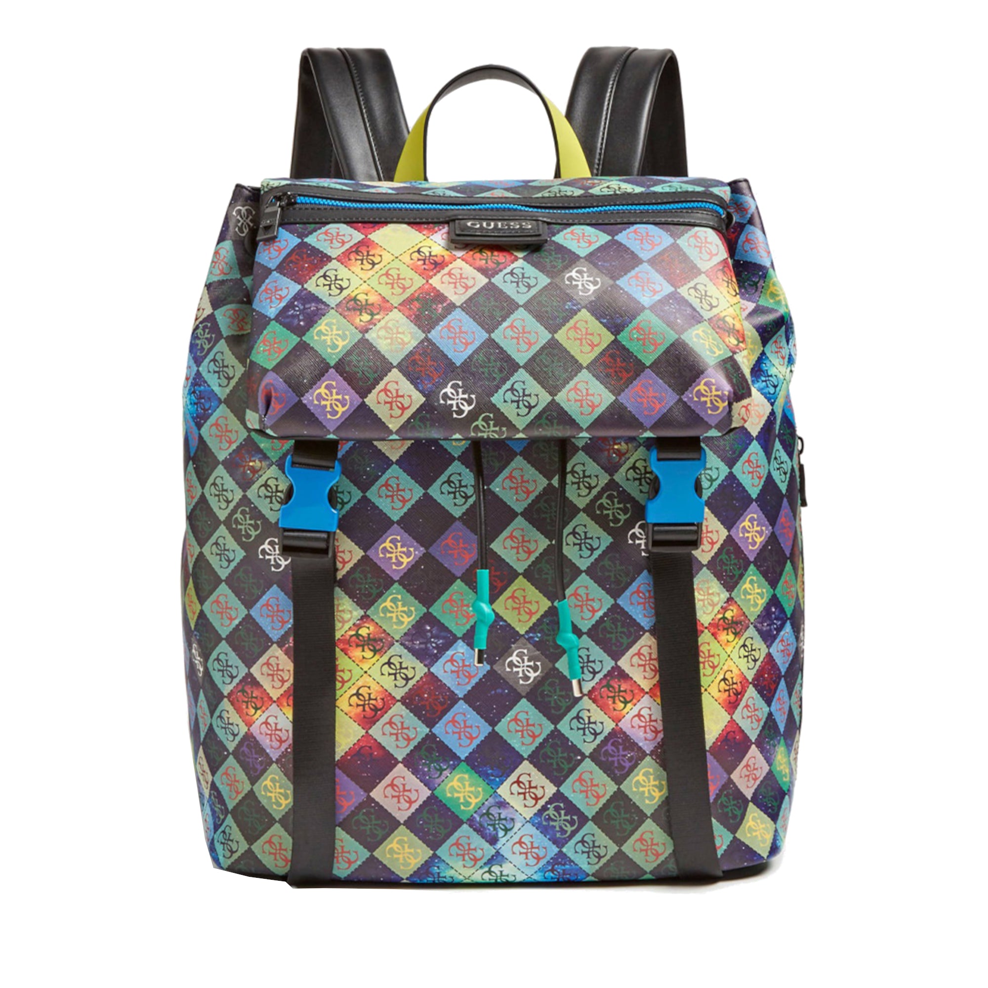 Guess, Salameda, Poliester, Rucsac textil, Negru, Compartiment pentru laptop, HMSLSPP0305, Unisex - Olmarkt