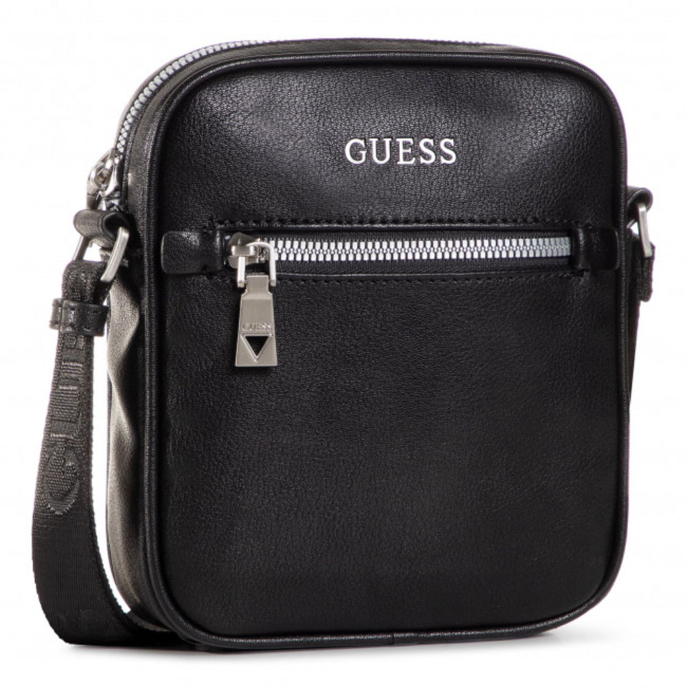 Guess, Scala, Mini, Geantă textilă crossbody, Negru, Pentru bărbați - Olmarkt