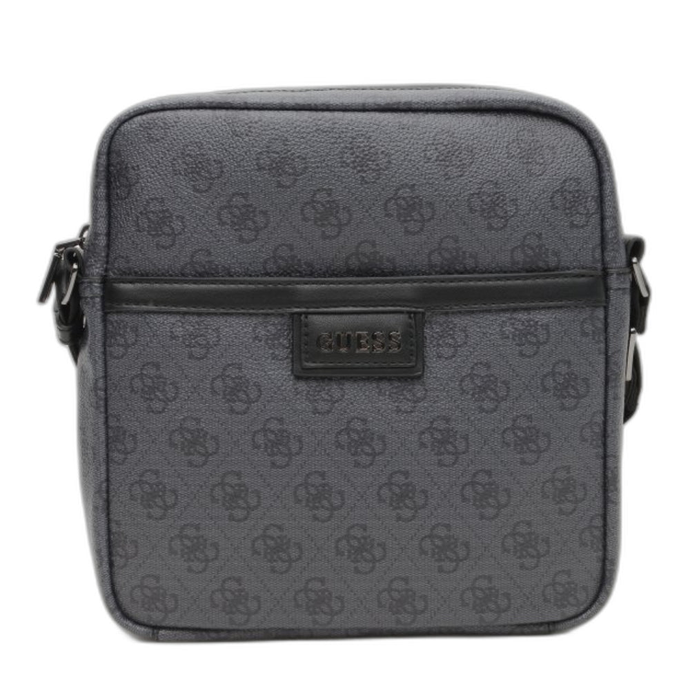Guess, Vezzola, Suport de documente, Geantă textilă crossbody, Negru, Pentru femei - Olmarkt