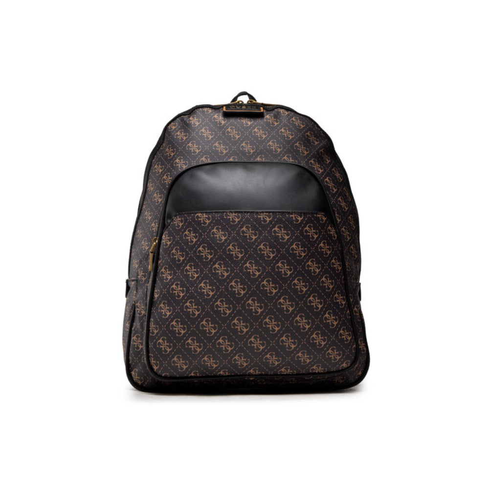 Guess, Vezzola, Piele sintetică, Rucsac textil, Maro, Compartiment pentru laptop, hmvezl p1105, Pentru bărbați, 38 x 33 x 10 cm - Olmarkt