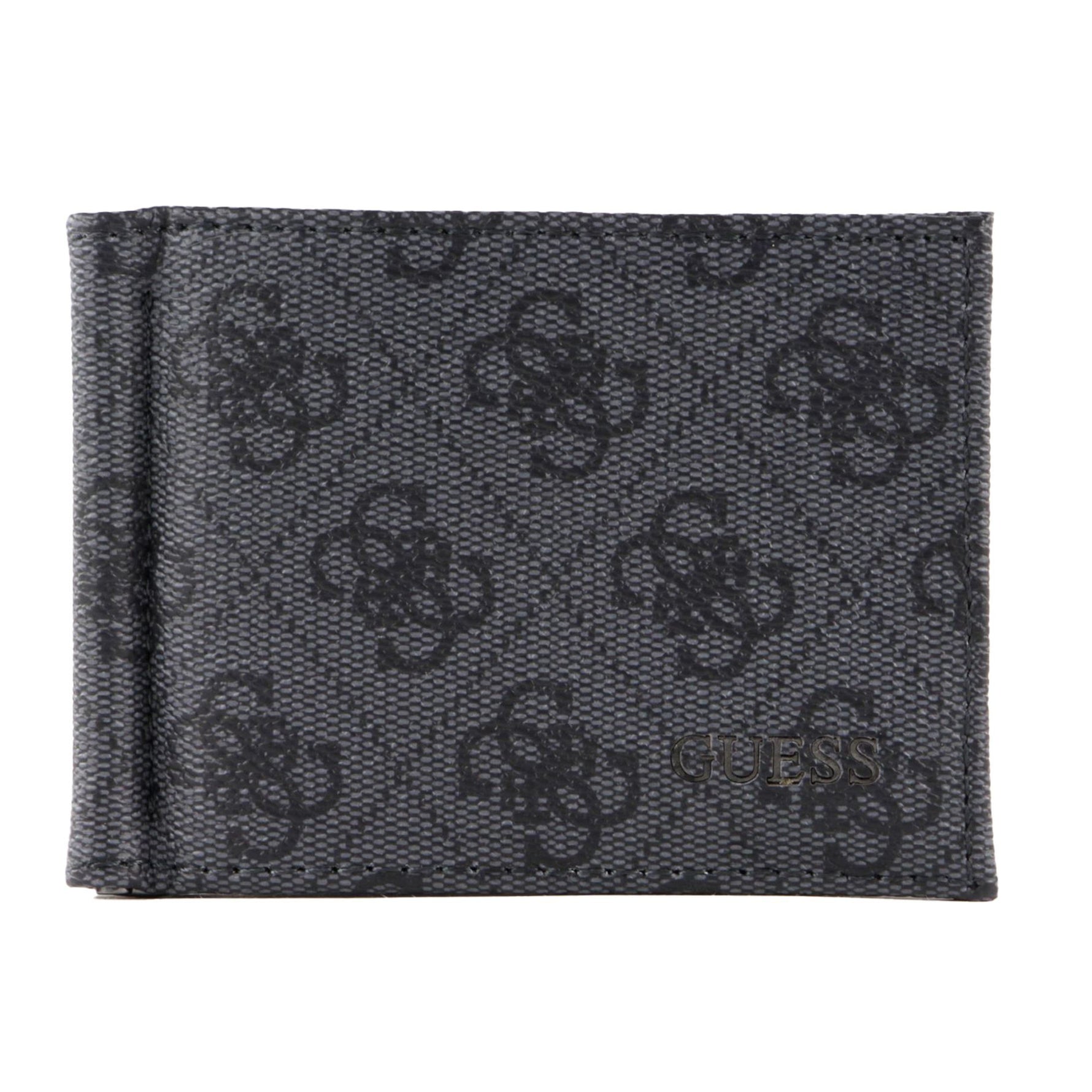 Guess, Vezzola, Portofel textil, Suport de monede, SMVEZLLEA23, Negru, Pentru bărbați - Olmarkt