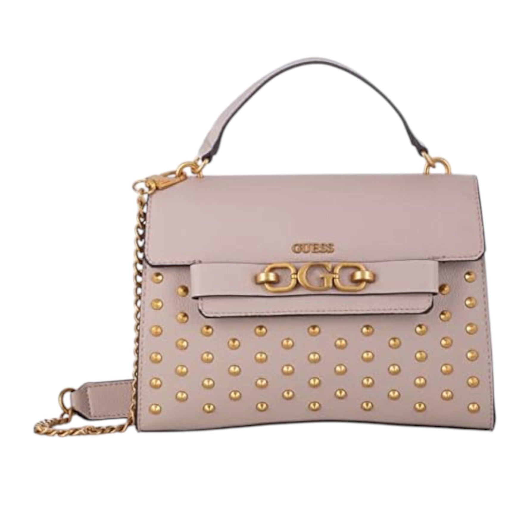 Guess, Zira, Piele sintetică, Geantă textilă, Geantă de umăr, Rom deschis, VA848420, Pentru femei - Olmarkt
