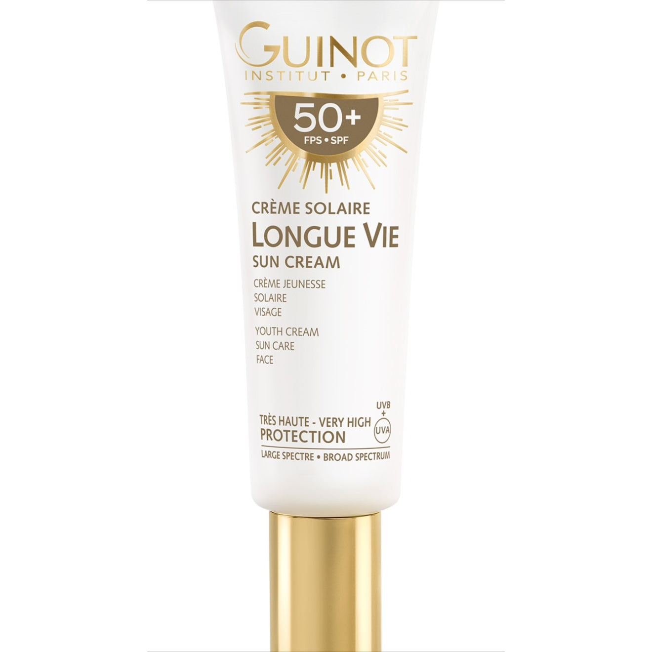 Guinot, Longue Vie, Anti-îmbătrânire, Cremă de soare, Pentru față, SPF 50+, 50 ml