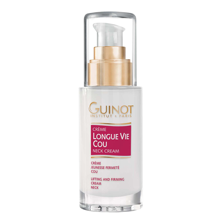 Guinot, Longue Vie Cou, 56 Ingrediente Celulare, Lifting și fermitate, Smântână, Pentru față și gât, 30 ml