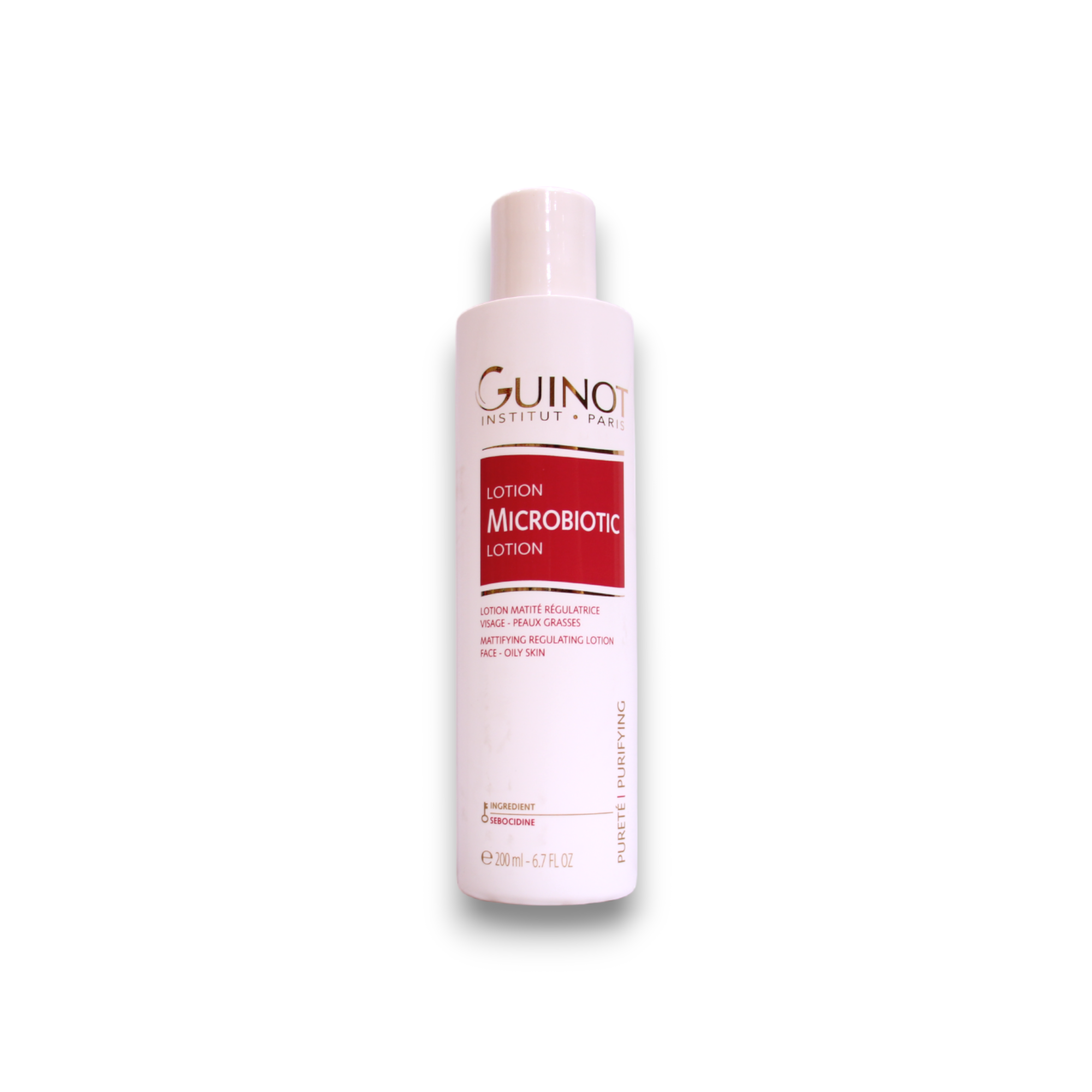 Guinot, Microbiotic, Sebocidină, Sebum-reglator, Zi & Noapte, Loțiune, Pentru față, 200 ml