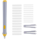 Radiera Electrica, Flippy, pentru Schite si Arta, Grosime Varf 3 mm/5 mm, Baterii 2 x AA (neincluse), din ABS, Gri
