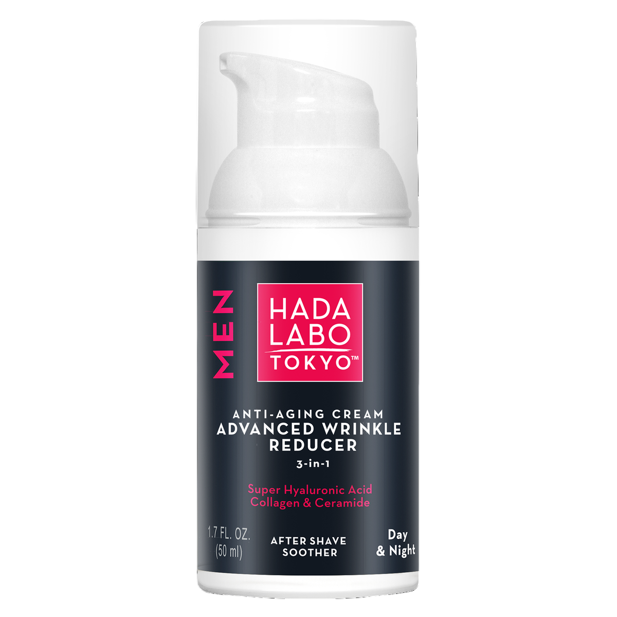 Hada Labo Tokyo, Men, Colagen, Anti-îmbătrânire, Zi, Smântână, Față, 50 ml