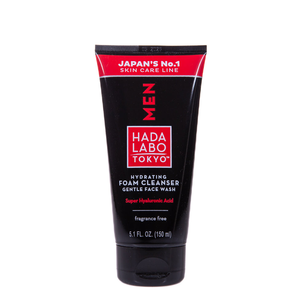 Hada Labo Tokyo, Men, Acid hialuronic, Elimină impuritățile, Spumă de curățare, 150 ml