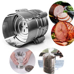 Presa din inox Flippy, pentru preparat sunca presata, cu capac, dimensiune reglabila in 3 trepte, 15 x 15 x 18 cm,