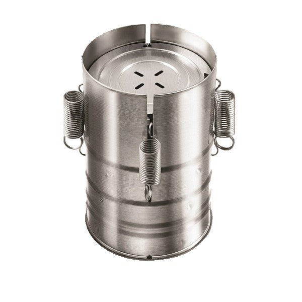 Presa din inox Flippy, pentru preparat sunca presata, cu capac, dimensiune reglabila in 3 trepte, 15 x 15 x 18 cm,
