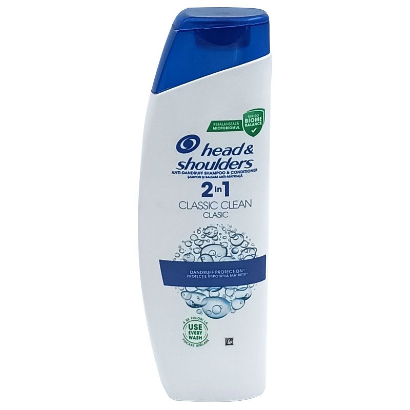 Sampon, HEAD&SHOULDERS, 2 in 1 Clasic Clean, 330 ml