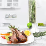Recipient de Pastrare a Ierburilor cu Capac de Umplere cu Apa, Flippy, Proaspat, Curat, Fara BPA, Practic, Durabil,