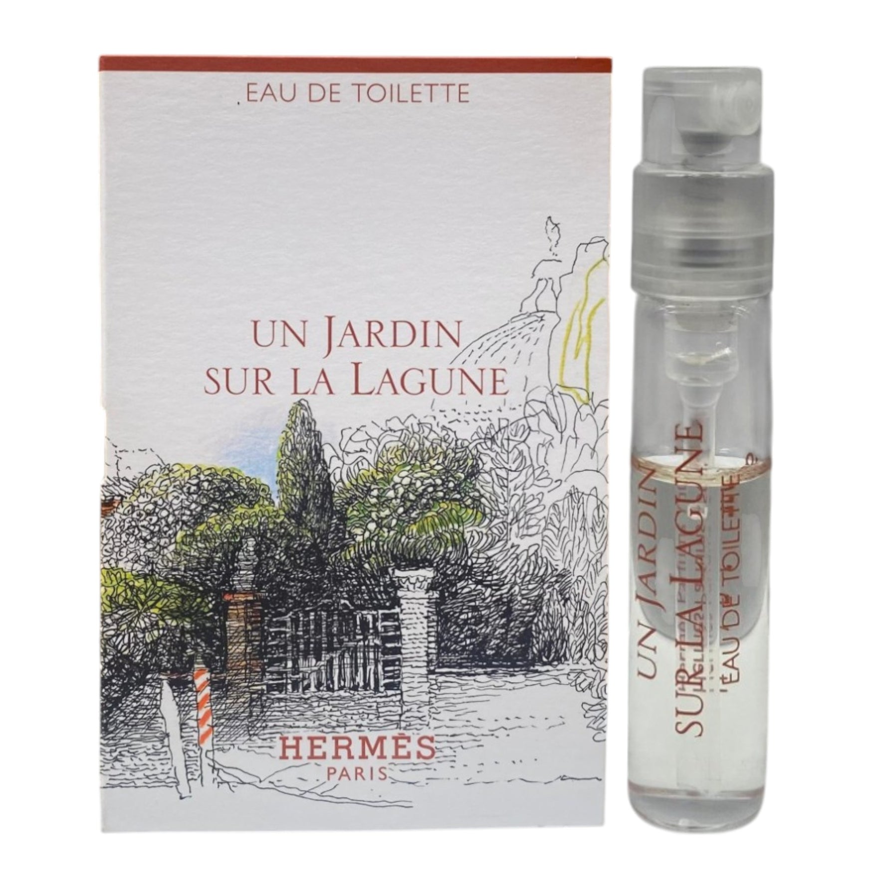 Hermes, Un Jardin Sur La Lagune, Apă de toaletă, Unisex, 2 ml Flacon - Olmarkt