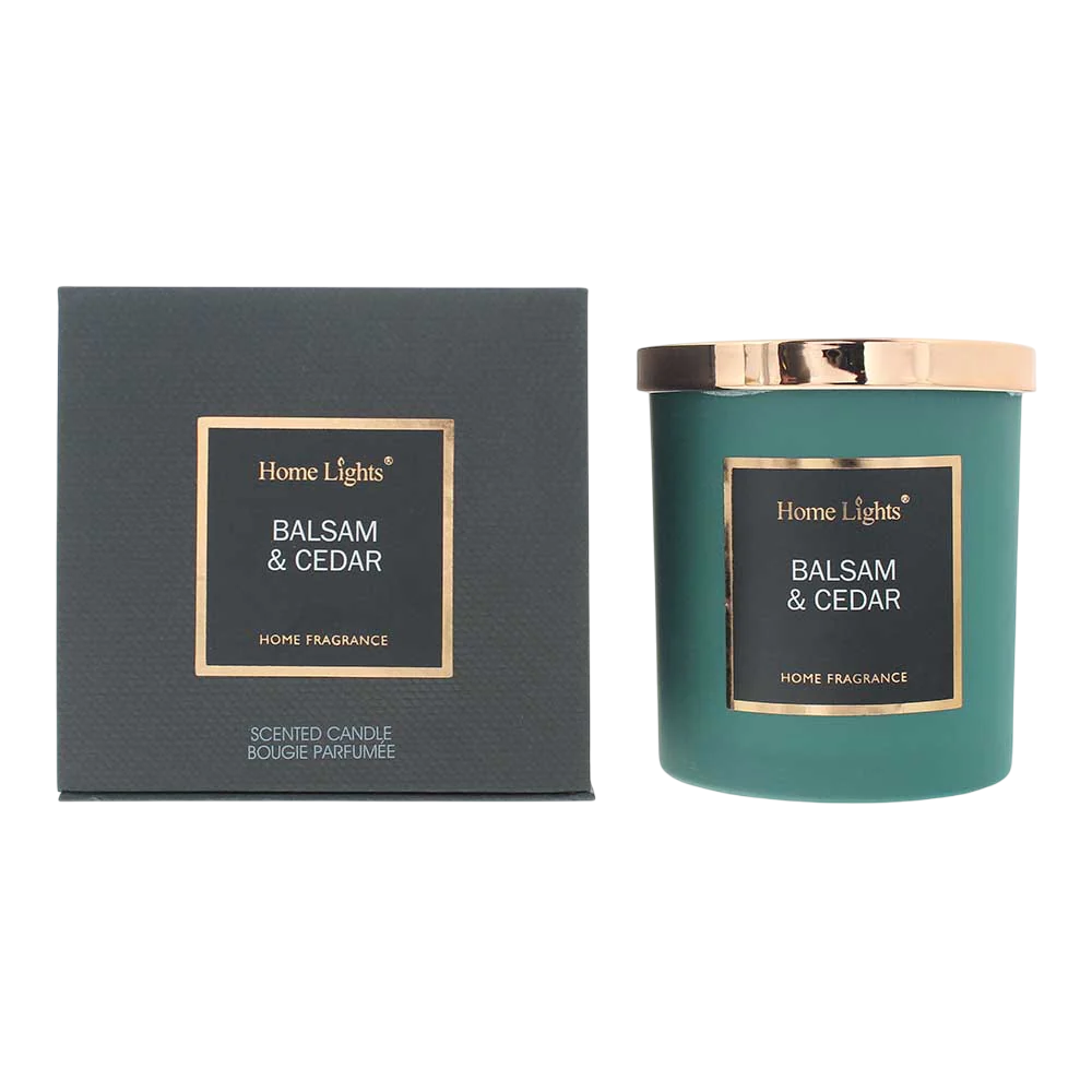 Home Lights, Balsam & Cedar, Lumânare parfumată, 215 g