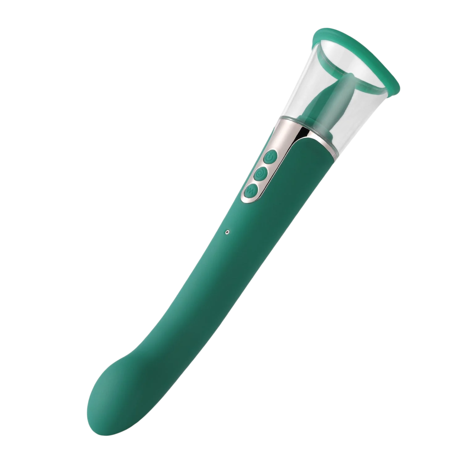 Honey Play Box, Succion, Suce clitoridiene, vibrator pentru punctul G și limbă pentru lins clitoris 3-in-1, 9 Vibrating + 9 Licking + 3 Sucking Modes, Reîncărcabil, Silicone+ABS, 18.00 × 13.00 × 6.50 cm, Pine Green