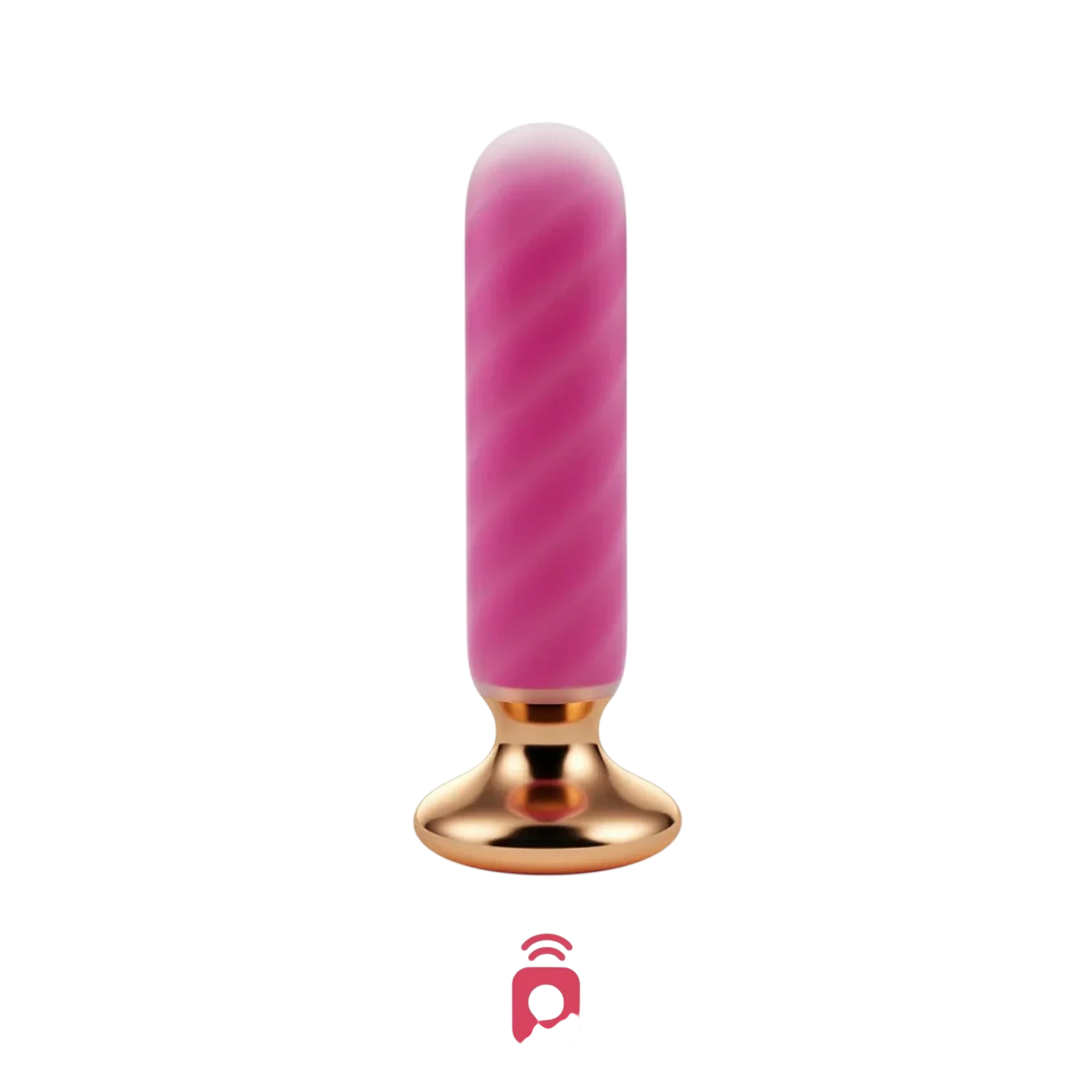 Honey Play Box, Rose Twister, Pluguri anale vibrante, 10 Vibrating Modes, Hands-Free Remote, Curbat, Reîncărcabil, ABS+Medical Silicone, 12.95 × 3.00 cm, Roz