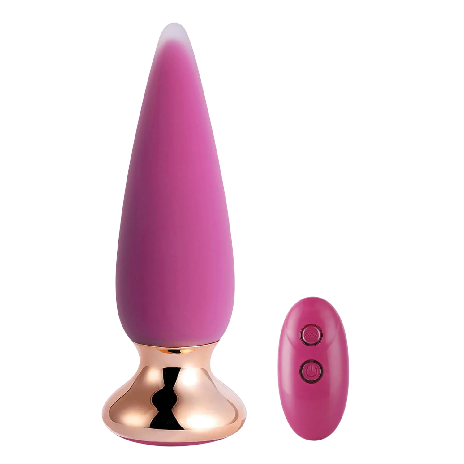 Honey Play Box, Doro Plus, Pluguri anale vibrante, 10 Vibrating Modes, Remote Control, Curbat, Reîncărcabil, ABS+Medical Silicone, 12.00 × 3.40 × 3.40 cm, Roz