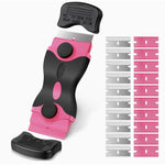 Racleta Multifunctionala pentru Curatare Sticla si Ceramica, Flippy, Design Ergonomic, Maner Anti-alunecare, Include 20