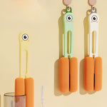 Perie de Curatat Pahare, Cani, Sticle, Flippy, cu Maner Lung si Burete, Accesorii pentru Spalarea Paielor si Capacelor,