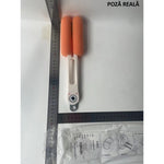 Perie de Curatat Pahare, Cani, Sticle, Flippy, cu Maner Lung si Burete, Accesorii pentru Spalarea Paielor si Capacelor,