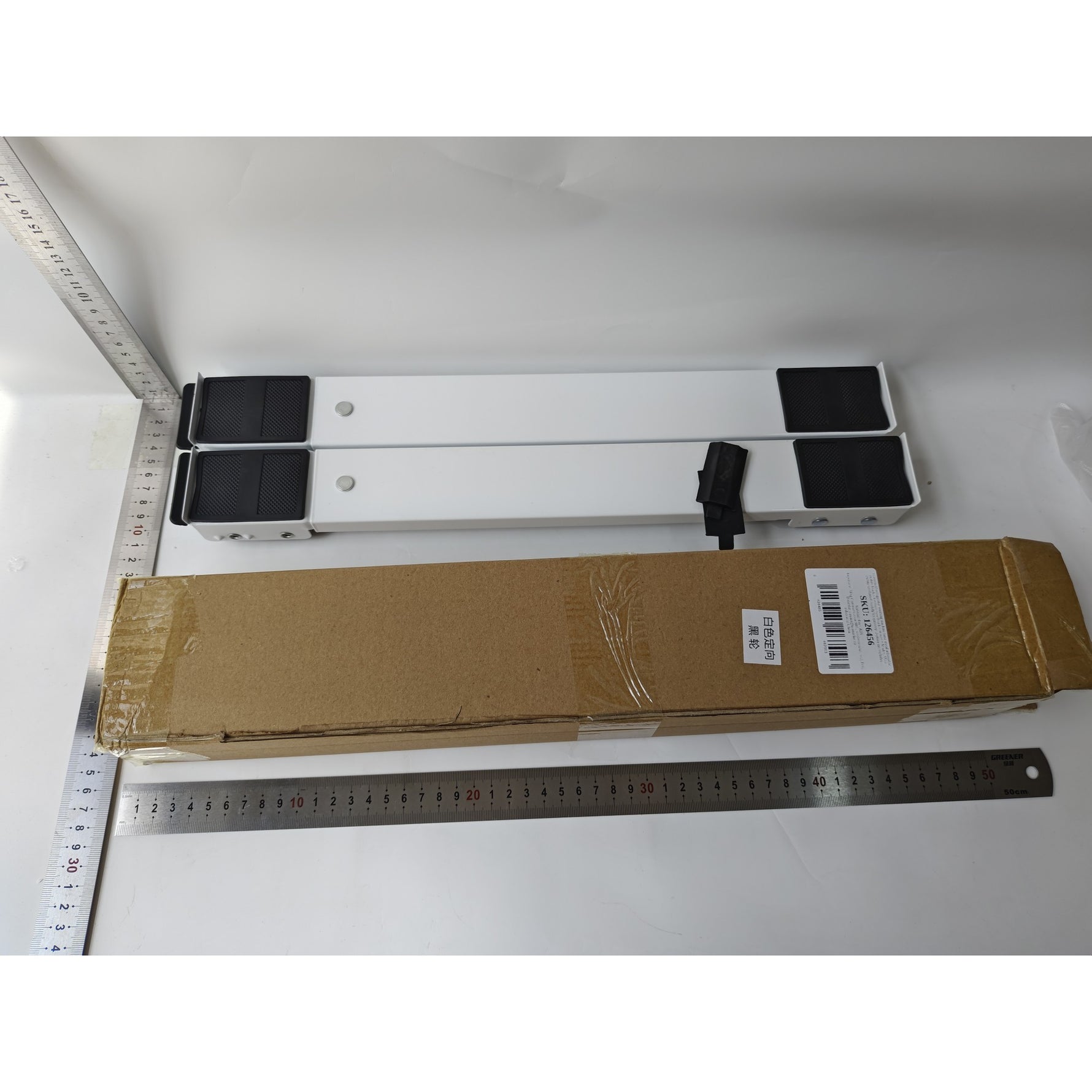 Set Suport Reglabil cu Roti pentru Mutat Mobila, Flippy, Dimensiune Reglabila, Greutate Maxima 330kg, Benzi