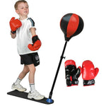 Jucarie Interactiva, Flippy, Model Sfera de Box de Picior, Manusi Incluse, Inaltime Reglabila, +3 Ani, 120 x 25 x 52.5
