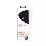 Hub Computer USB Type C - 4x USB 3.0 negru Nedis