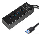 HUB extern SPACER SPH-4USB30-01 porturi USB3.0 x4 conectare prin USB3.0 cablu 1m negru