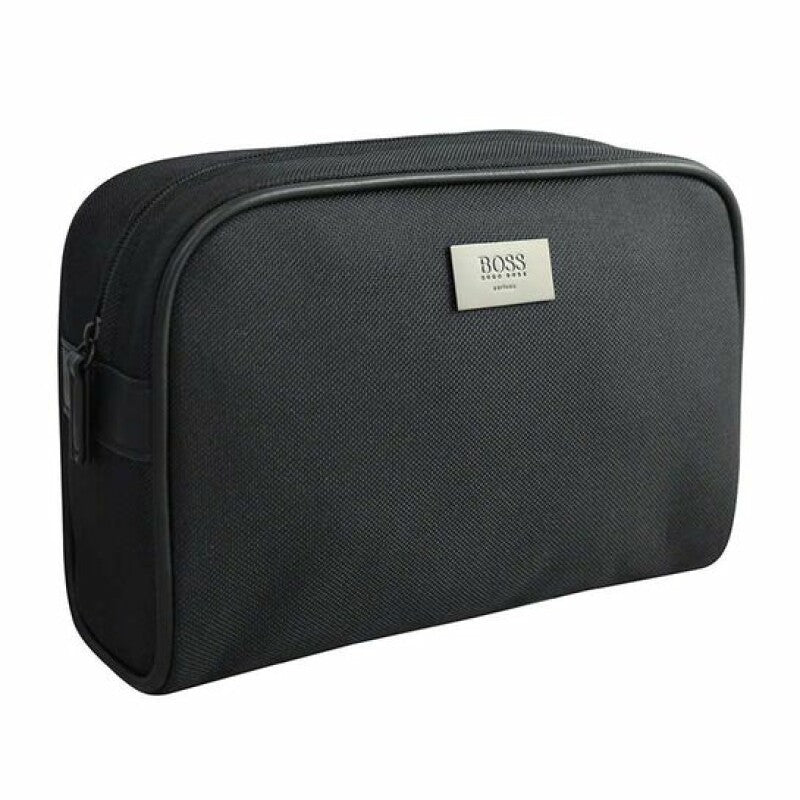 Hugo Boss, Toiletry, Articole de toaletă, Pungă textilă GWP, Negru, 23 x 8 x 14 cm - Olmarkt