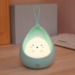 Lampa de veghe portabila cu 2 moduri de functionare Flippy, silicon non-toxic, reincarcabila USB, senzor miscare,