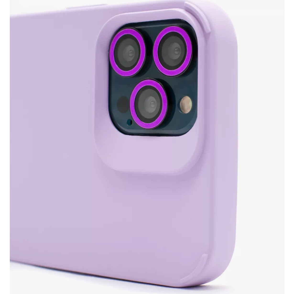 Husa Apple iPhone 13, Flippy, din Silicon Lichid, Interior din Microfibra, Lentile Fosforescente de Protectie Camera,
