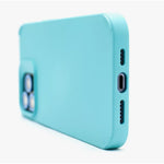 Husa Apple iPhone 13, Flippy, din Silicon Lichid, Interior din Microfibra, Lentile Fosforescente de Protectie Camera,