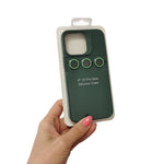 Husa Apple iPhone 13, Flippy, din Silicon Lichid, Interior din Microfibra, Lentile Fosforescente de Protectie Camera,
