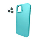 Husa Apple iPhone 13 Pro, Flippy, din Silicon Lichid, Interior din Microfibra, Lentile Fosforescente de Protectie