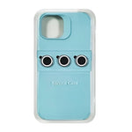 Husa Apple iPhone 14 Pro Max, Flippy, din Silicon Lichid, Interior din Microfibra, Lentile Fosforescente de Protectie