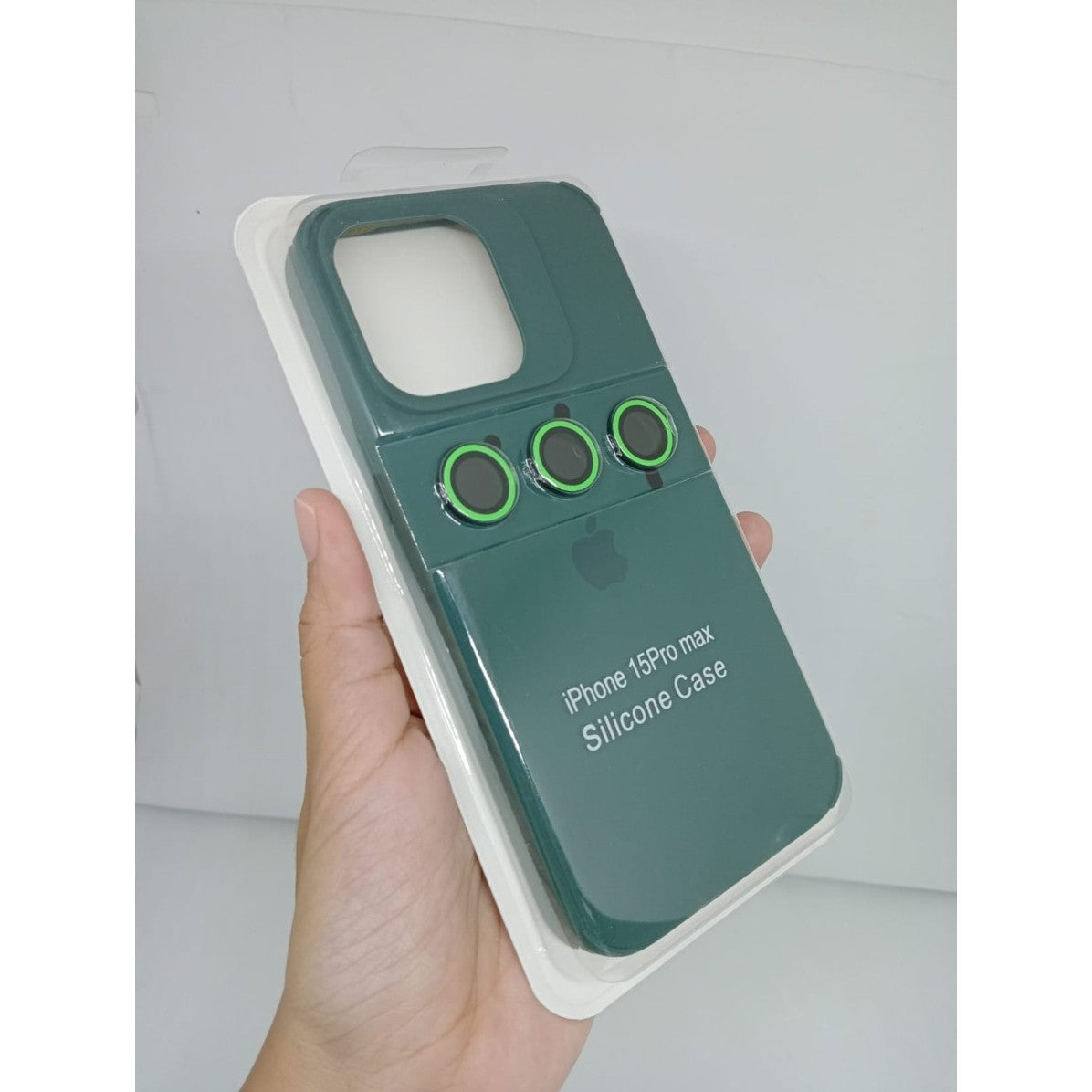 Husa Apple iPhone 14 Pro Max, Flippy, din Silicon Lichid, Interior din Microfibra, Lentile Fosforescente de Protectie