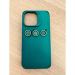 Husa Apple iPhone 14 Pro Max, Flippy, din Silicon Lichid, Interior din Microfibra, Lentile Fosforescente de Protectie