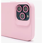 Husa Apple iPhone 15 Pro, Flippy, din Silicon Lichid, Interior din Microfibra, Lentile Fosforescente de Protectie