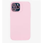 Husa Apple iPhone 15 Pro, Flippy, din Silicon Lichid, Interior din Microfibra, Lentile Fosforescente de Protectie