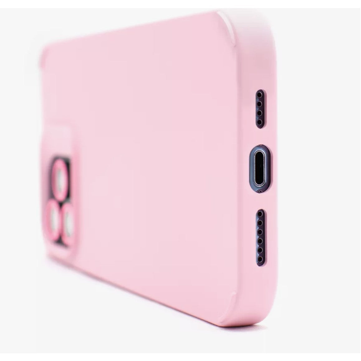 Husa Apple iPhone 15 Pro, Flippy, din Silicon Lichid, Interior din Microfibra, Lentile Fosforescente de Protectie